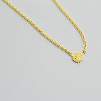 Collier court enfant doré à l’or fin – made in France