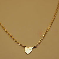 Collier court made in France plaqué or 3 microns