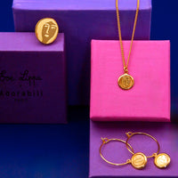 Collier long médaillon Eve