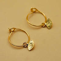 Mini Créole plaqué or à l'unité