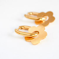 Heavy Créoles Ovales x Big Pampilles en acier inoxydable