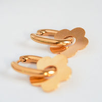 Heavy Créoles Ovales x Big Pampilles en acier inoxydable