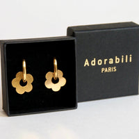 Heavy Créoles Ovales x Big Pampilles en acier inoxydable