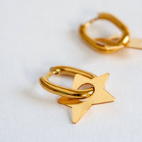 Heavy Créoles Ovales x Big Pampilles en acier inoxydable