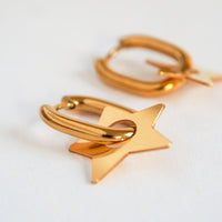 Heavy Créoles Ovales x Big Pampilles en acier inoxydable