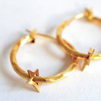 Big Créoles Stars Striées