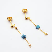 Boucles d'oreilles Stone Stars Turquoise