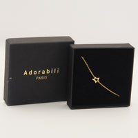 Collier et Bracelet Big Star doré à l'or fin