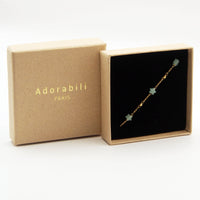 Bracelet enfant avec Etoiles en pierres naturelles doré à l’or fin