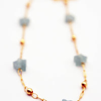 Bracelet enfant avec Etoiles en pierres naturelles doré à l’or fin