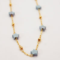 Bracelet enfant avec Etoiles en pierres naturelles doré à l’or fin