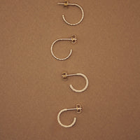 Mini créoles Bright fine