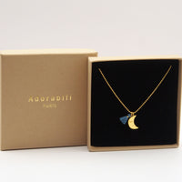 Collier long Pendentif Pompon