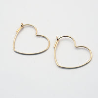 Créoles Coeurs Fines Gold Filled