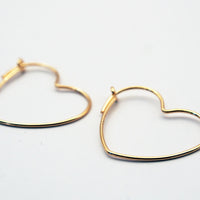 Créoles Coeurs Fines Gold Filled