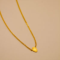 Collier court made in France plaqué or 3 microns