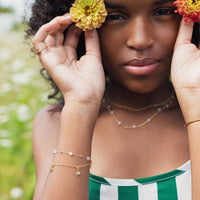 Bracelet Charms enfant doré à l'or fin