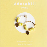 Mini Créoles Perles Heishi