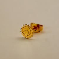 Boucle d'oreille plaqué or 3 microns à l'unité