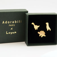 Pin's Trio Dino x Leyan