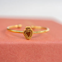 Bague Ex-voto réglable - plaqué 3 m