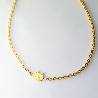 Collier court enfant doré à l’or fin – made in France