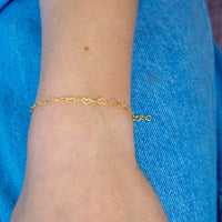 Bracelet Cœurs Enlacés