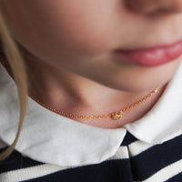 Collier court enfant doré à l’or fin – made in France
