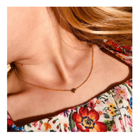 Collier court enfant doré à l’or fin – made in France