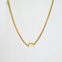 Collier court enfant doré à l’or fin – made in France