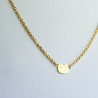 Collier court enfant doré à l’or fin – made in France