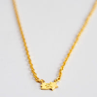 Collier court enfant doré à l’or fin – made in France