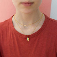 Collier court enfant doré à l’or fin – made in France