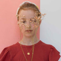 Collier long Pendentif Pompon