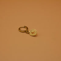 Mini créole Médaillon plaqué or 3 microns à l'unité