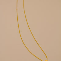 Collier court made in France plaqué or 3 microns