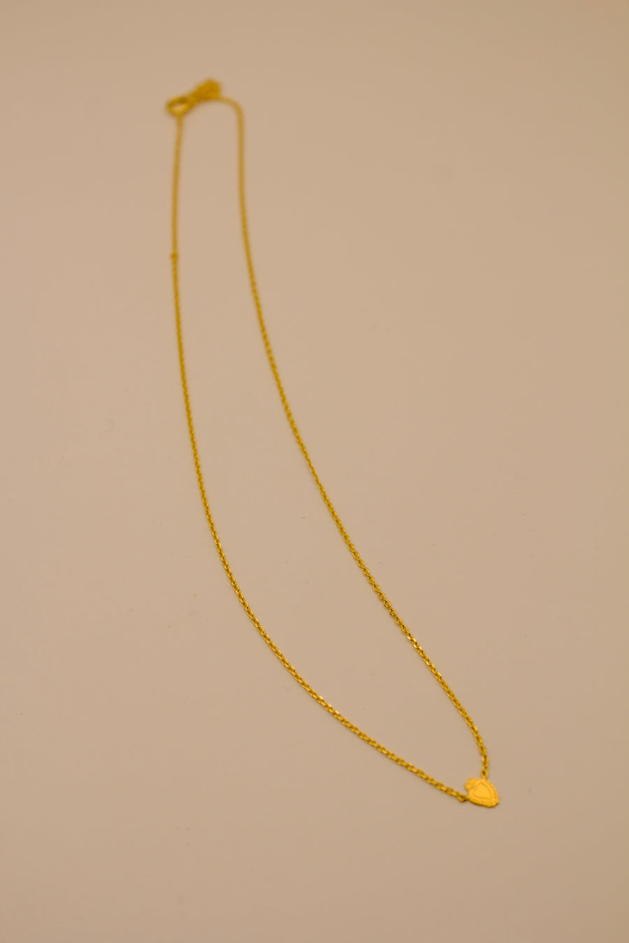 Collier court made in France plaqué or 3 microns