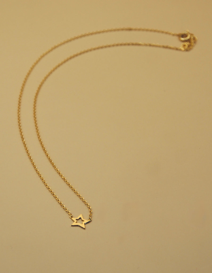 Collier court made in France plaqué or 3 microns