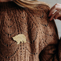 Broche Ours x Collab Atelier Mouti