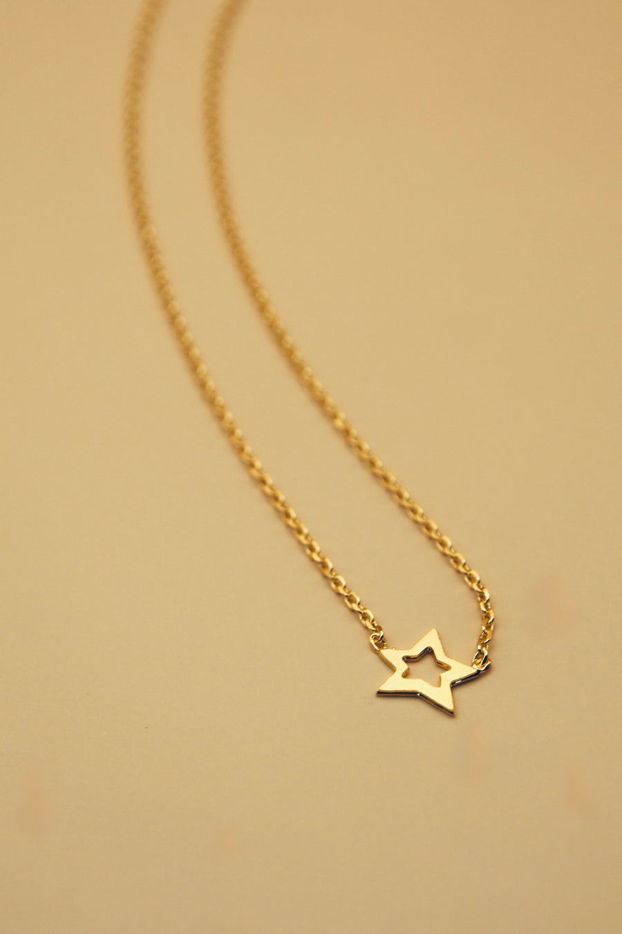 Collier court made in France plaqué or 3 microns