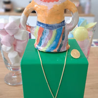 Collier long médaillon Big Eve