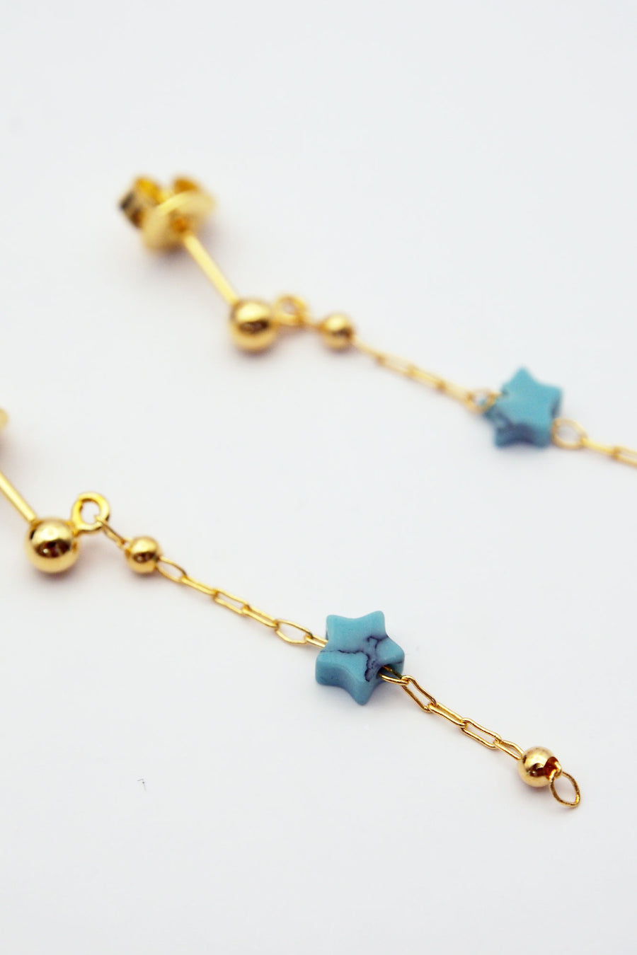 Boucles d'oreilles Stone Stars Turquoise