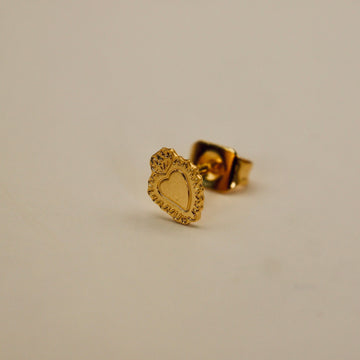 Boucle d'oreille plaqué or 3 microns à l'unité