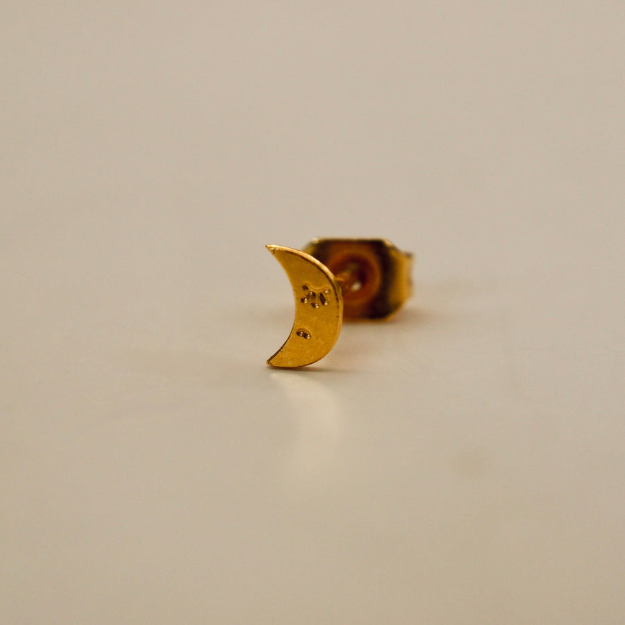 Boucle d'oreille plaqué or 3 microns à l'unité
